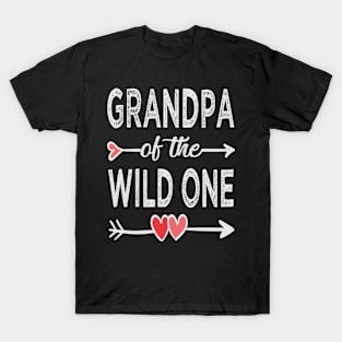 Grandpa of the wild one T-Shirt